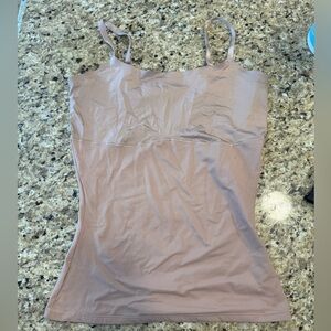 Spanx Assets Women's Seamless Cami Tank Top - Nude Pink shapewear size 1X
